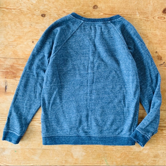 Sold Everlane XS Light French Terry Crewneck Top Blue - Picture 4 of 7